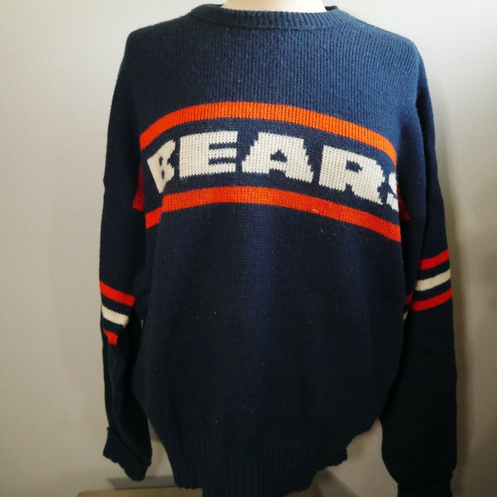 Vintage 80s NFL Chicago Bears Cliff Engle LTD X-Large Crewneck Sweater USA Made